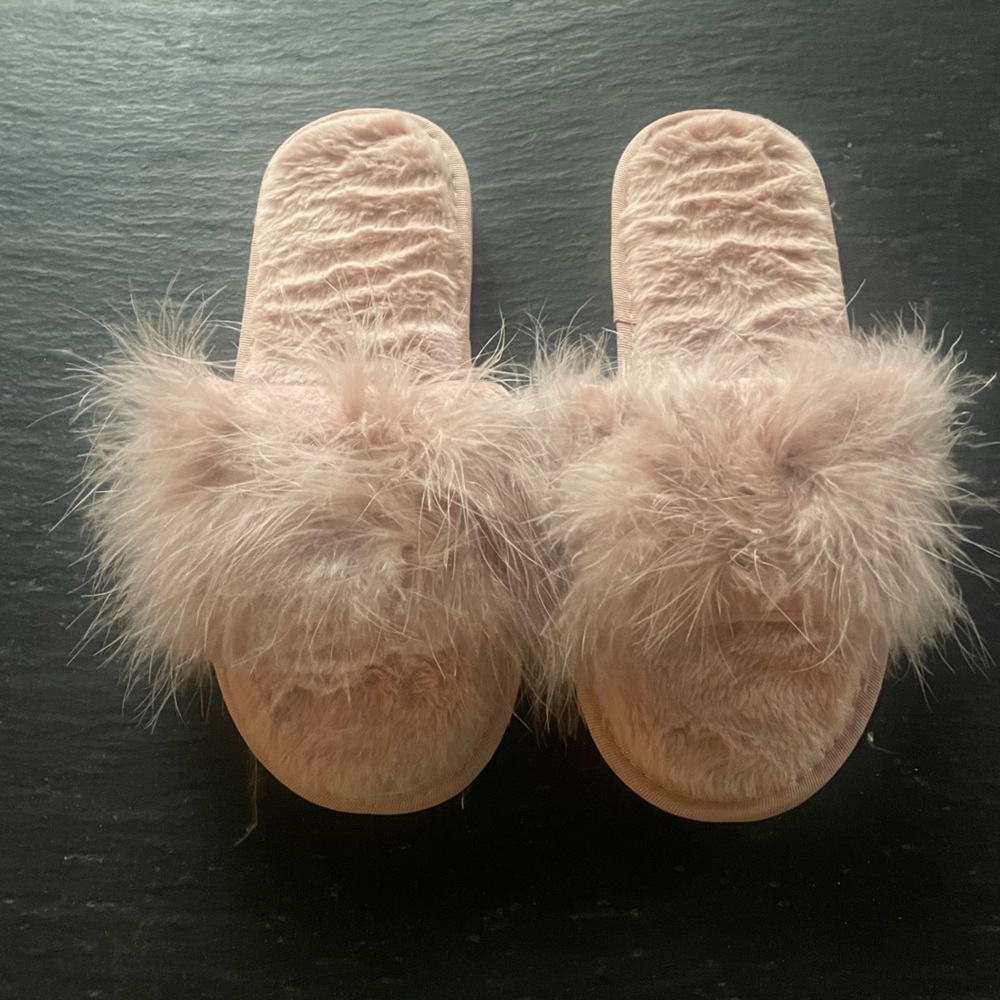 Fluffy Pink Slippers